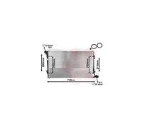 VAN WEZEL Radiatore, Raffreddamento motore per VW 58002255