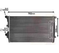 VAN WEZEL Radiatore VW,SKODA,AUDI 58012206 1K0121251AT,1K0121251DN,1K0121253AA Radiatore Raffreddamento Motore,Radiatore, Raffreddamento motore