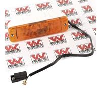 Faro indicatore di direzione anteriore Sx giallo 5810913 VAN WEZEL per AUDI VW