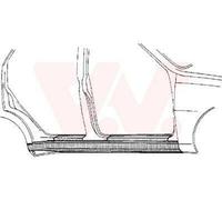 VAN WEZEL 5824104 Sottoporta per VW Polo Schrägheck (6N1) POLO (6N2)