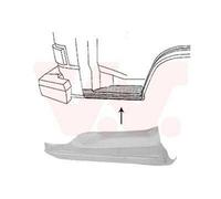 VAN WEZEL 5870101 Sottoporta per VW TRANSPORTER III Bus Anteriore Sx