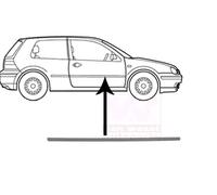 VAN WEZEL 5888408 Modanatura decorativa / protettiva, Portiera