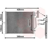 VAN WEZEL 74005038 Condensatore climatizzatore