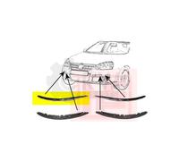 VAN WEZEL Apertura Paraurti Anteriore Destro per VW Golf V Variante Jetta III