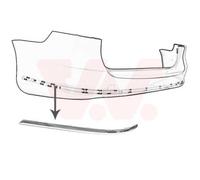 VAN WEZEL Apertura Paraurti Posteriore Sinistra Cromo per VW Passat Variant 365