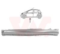 VAN WEZEL Battitacco Gonna SX Adatto A per Toyota Aygo WNB1 KGB1