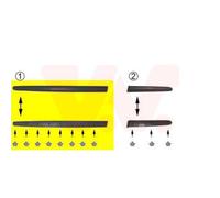 VAN WEZEL Cer Listello di Protezione Porta Anteriore Destra per Peugeot 206 Cc