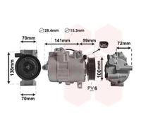 VAN WEZEL 5801K701 Compressore aria condizionata