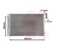 VAN WEZEL Condensatore Climatizzatore per BMW 1er E87 116i 118i E81 120i 3er E90