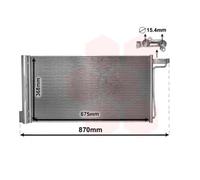 VAN WEZEL Condensatore Climatizzatore Per Ford Focus III Turnier C-Max II