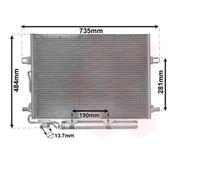 VAN WEZEL 30005307 Condensatore climatizzatore