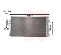 VAN WEZEL Condensatore Climatizzatore Per Mercedes-Benz Vito Bus W639 Vito/Mixto