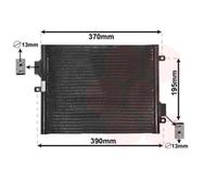 VAN WEZEL Condensatore Climatizzatore Per Porsche 911 Cabriolet 996 997