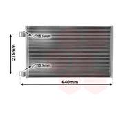 VAN WEZEL 43005444 Condensatore climatizzatore