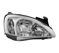 VAN WEZEL Faro Alogena Destra per Opel Corsa C F08 F68 Combinato