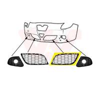 VAN WEZEL 0113595 Griglia paraurti per ALFA ROMEO GIULIETTA (940)