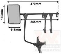 Specchietto retrovisore Hagus HuckePack 4