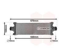 Van Wezel Intercooler Per Ford Tourneo Transit