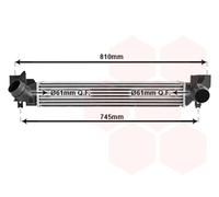VAN WEZEL Intercooler Raffreddato ad Aria Alluminio per BMW 2 Attivo Tourer