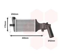 VAN WEZEL Intercooler Raffreddato ad Aria Alluminio per Opel Astra G Caravan