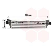 VAN WEZEL Intercooler Raffreddato ad Aria Alluminio per Renault Master III Bus