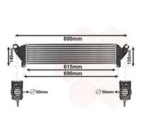 VAN WEZEL 27004277 Intercooler