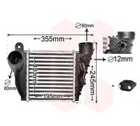 VAN WEZEL Ladeluftkühler Intercooler Aria per VW Golf IV Variant 58004200