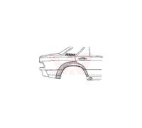 VAN WEZEL Lamiera Pannello Laterale Posteriore SX per Mercedes-Benz 190 W201