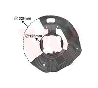VAN WEZEL Lamiera Paraspruzzi Disco Anteriore Sinistra Adatto A per BMW 5er E39