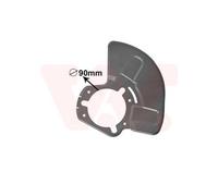 VAN WEZEL Lamiera Paraspruzzi Disco Anteriore Sinistra per Opel Astra H L48
