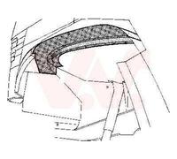 VAN WEZEL Parasassi passaruota adatto per MERCEDES-BENZ T1 Bus (601)