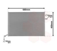 VAN WEZEL Radiatore Alluminio Per Mercedes-Benz C-Klasse T-Model S205