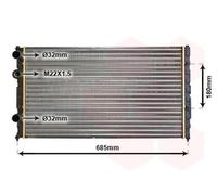 VAN WEZEL Radiatore Meccanico Gefügt per VW Polo Variant 6KV5 1.4 1.6