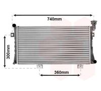 VAN WEZEL Radiatore Meccanico Per Lada Niva 2121 1700 I 4X4