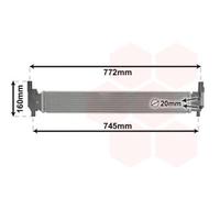 VAN WEZEL 03002346 Radiatore motore per VW Polo Schrägheck (6R1, 6C1)