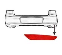 VAN WEZEL Riflettore Destro Adatto Per VW Golf VI 5K1