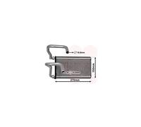 VAN WEZEL 21006070 Scambiatore calore per riscaldamento abitacolo
