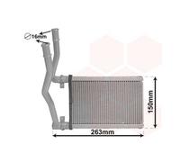 VAN WEZEL Scambiatore Calore Riscaldamento Interno per Suzuki Swift IV SX4