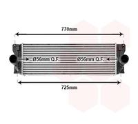 VAN WEZEL Scambiatore Di Calore Ad Aria Alluminio Per Mercedes-Benz Sprinter 3-T
