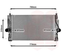 VAN WEZEL Scambiatore Di Calore Ad Aria Alluminio Per VW Transporter IV Bus