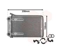 VAN WEZEL Scambiatore Di Calore Interno Per Opel Astra J Zafira Tourer C