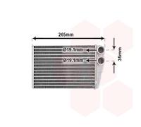 VAN WEZEL Scambiatore Di Calore Interno Per Renault Megane II Grand Scénic
