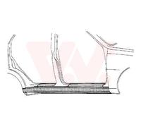 VAN WEZEL Soglia Di Accesso Destra Adatta Per VW Polo 6N2 6N1