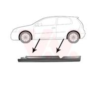 VAN WEZEL Sottoporta Battitacco SX Adatto A per VW Golf V 1K1