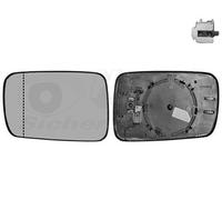 VAN WEZEL Specchio di Vetro Porta Sinistra Adatto A per BMW 5er Touring E61 E60