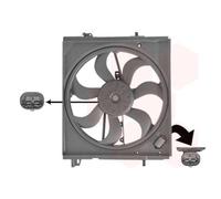 VAN WEZEL Ventola Motore per Nissan Qashqai II 1.2 Dig-T 1.6 DCI x-Trail