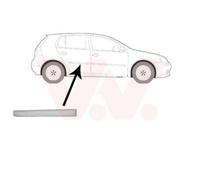 VAN WEZEL Zier Schutzleiste Porta Posteriore Destra Per VW Golf V 1K1 5894426