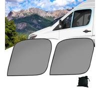Van Zanzariera per Finestrini per Sprinter tetto alto 2007-2024, 1 paio (2 pezzi) Magnetica Auto Zanzariera per Porte Anteriori Traspirante Rete per Finestrino Laterali