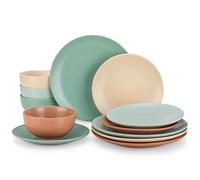vancasso 12/24/36 pezzi piatto Ceremic Set da pranzo in gres Mix-Color con 4/8/12 pezzi cena/Dessert/servizio piatto da minestra per 4/8/12