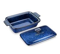 vancasso Casseruola stellata con coperchio, 1,9 litri profonda per lasagne in ceramica